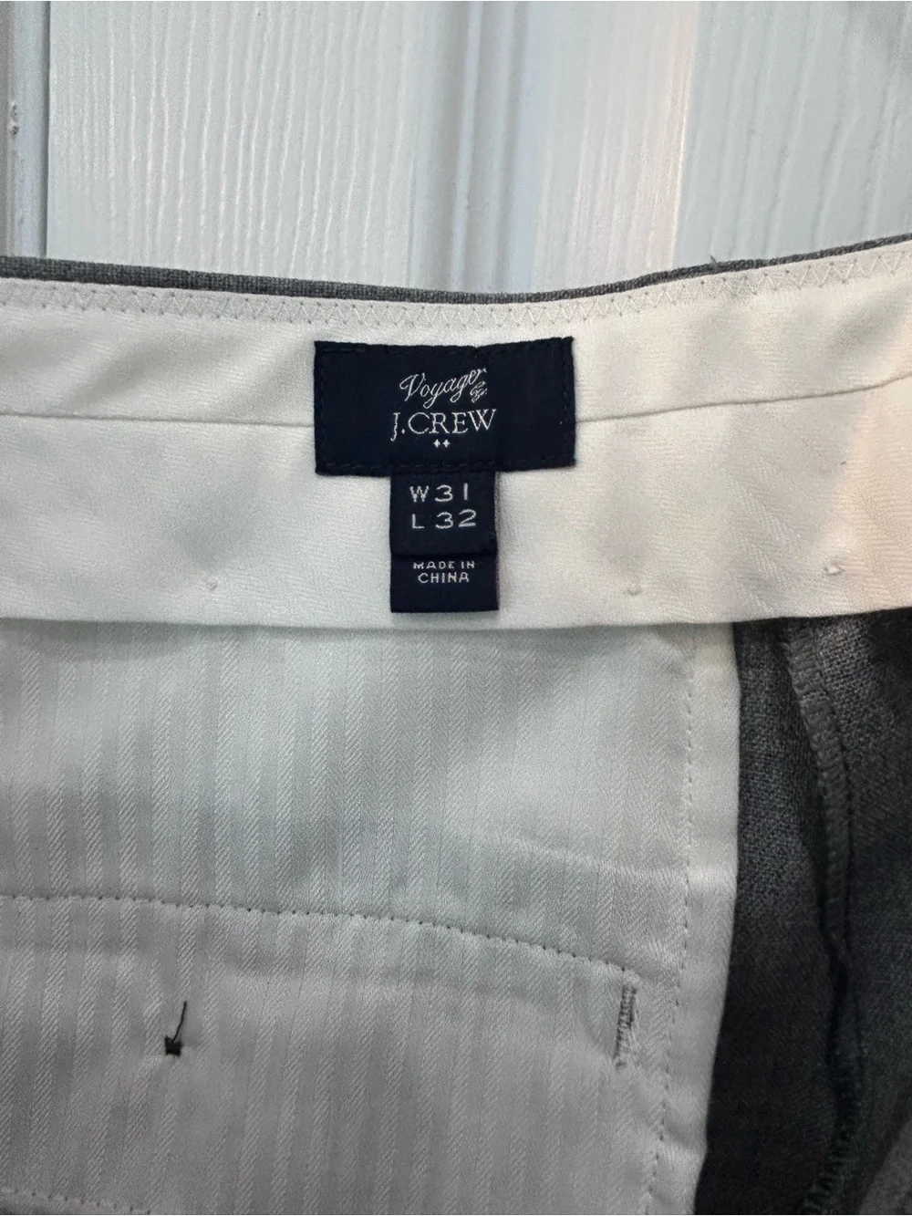J. Crew Men's Light Gray Dress Pants